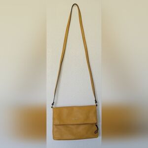 NINE WEST yellow cross body purse